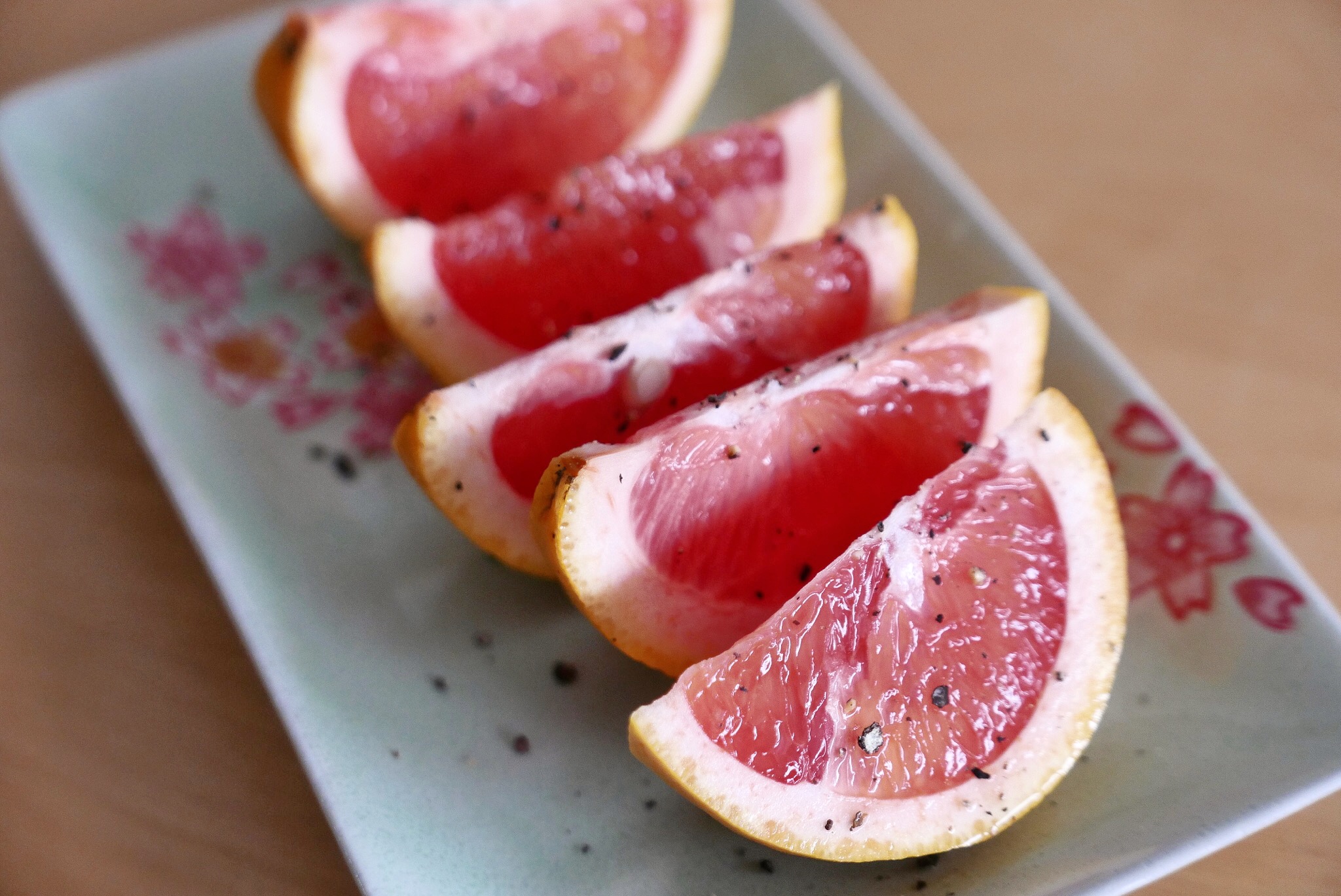Blodgrape med svartpeppar