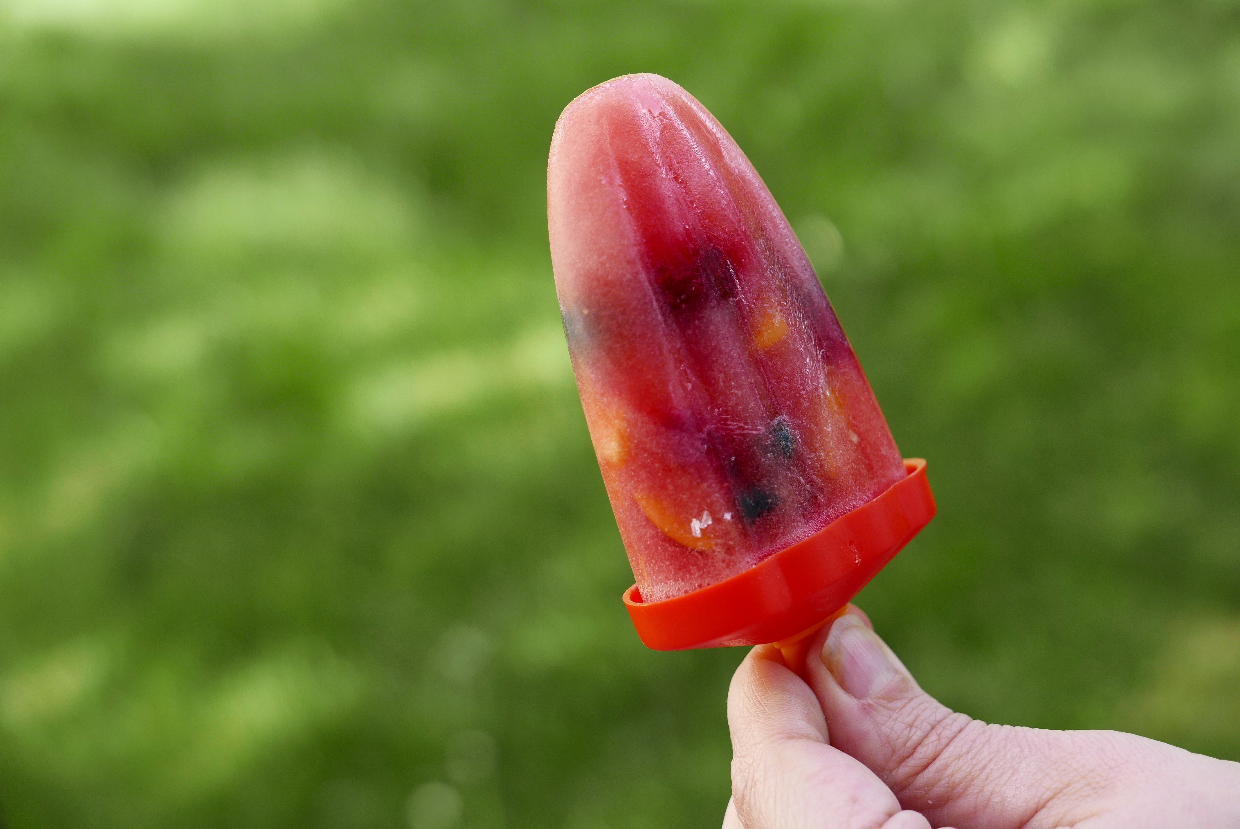 Isglass med vattenmelon